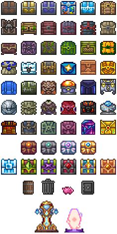 In addition to containing common <strong>chest</strong> loot based on where they are found, there are special items that can only be found in these <strong>chests</strong>, listed. . Chest terraria